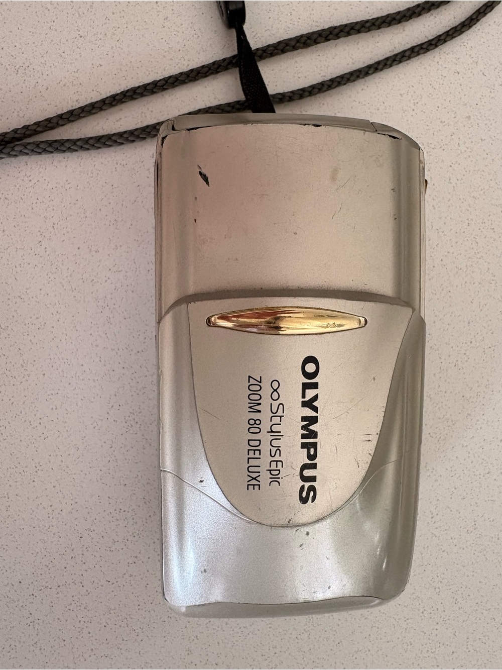 Olympus Silver and Gold Compact Point-and-Shoot Camera STYLUS EPIC